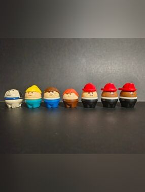 Vintage Toys Little Tikes Tykes Toddle Tots Chunky Figures People  Set Of 7